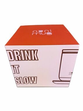 NIB Nuni Mug by Öztance Smart Self-Heating & Self-Stirring Mug HS2 Black